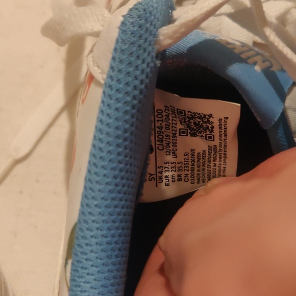 Youth Nike Air Force 1 cherry sneakers sz 5Y shoes - Picture 7 of 12